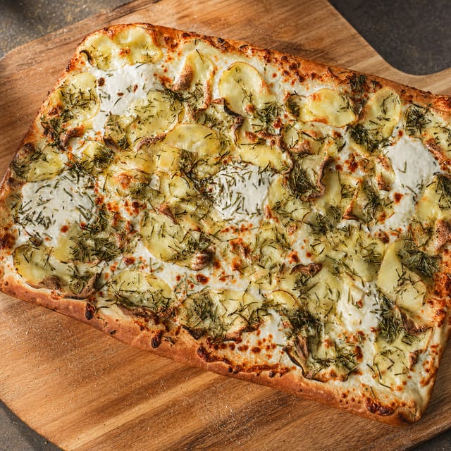 White Rosemary Potato Pie.