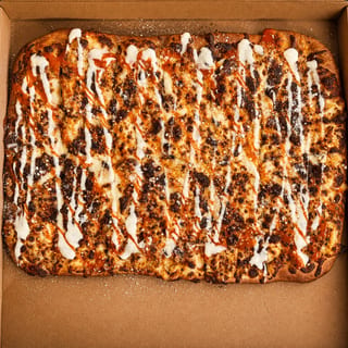 Buffalo Chicken Cheesesteak Pie (Square)
